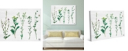 Creative Gallery 4S Dried Wildflowers on White Paper-pattern 24" x 20" Canvas Wall Art Print